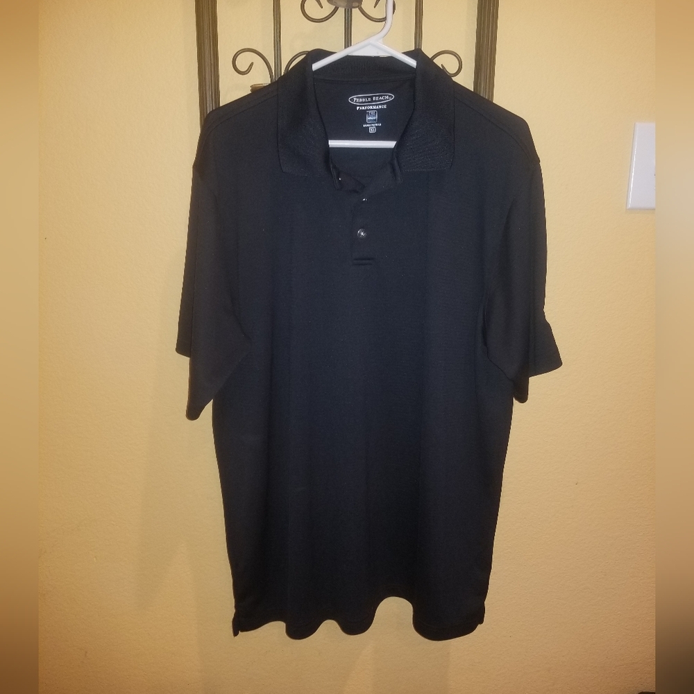 Mens Pebble Beach Golf Shirt